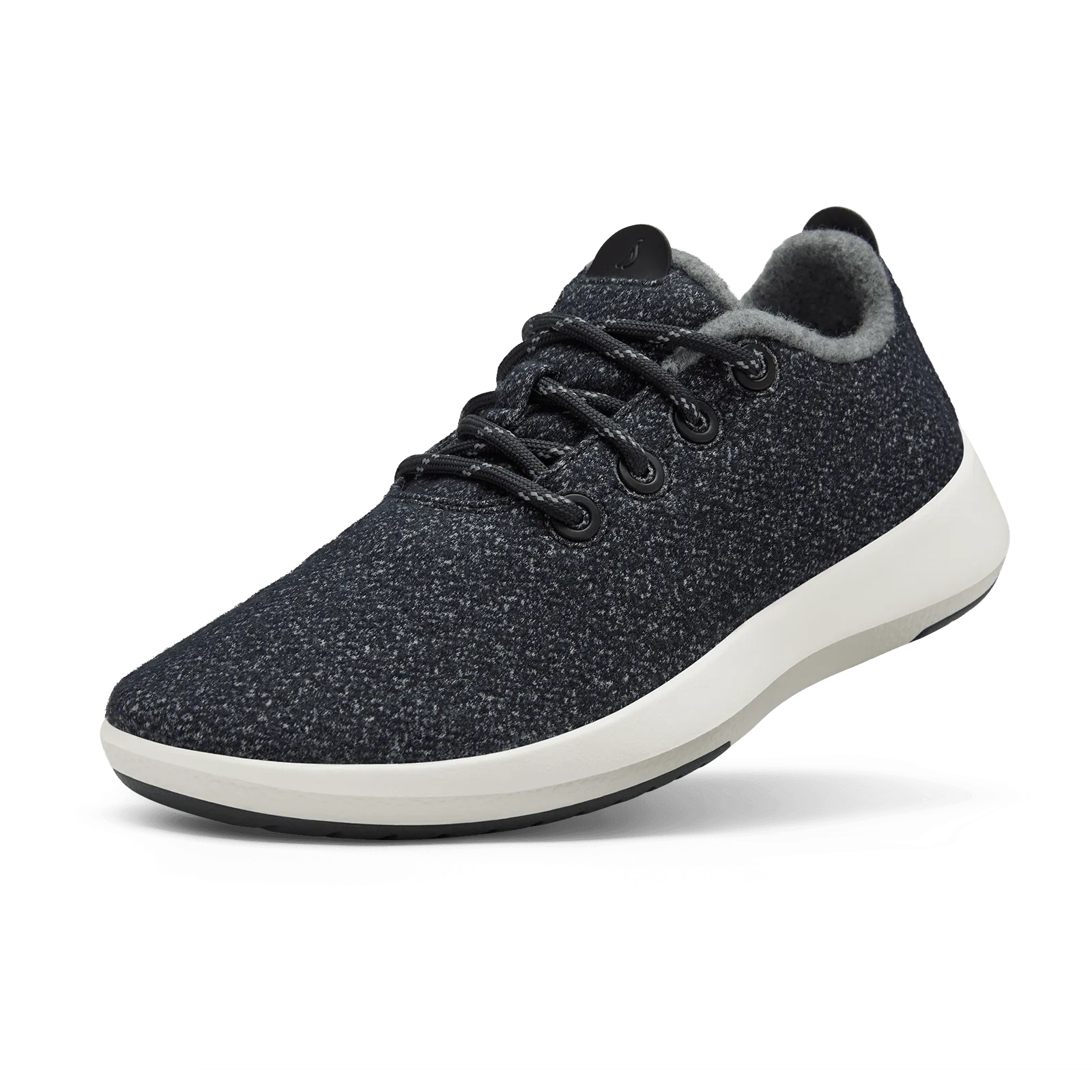 Women's Wool Runner Mizzles - Dark Grey (Natural White Sole)