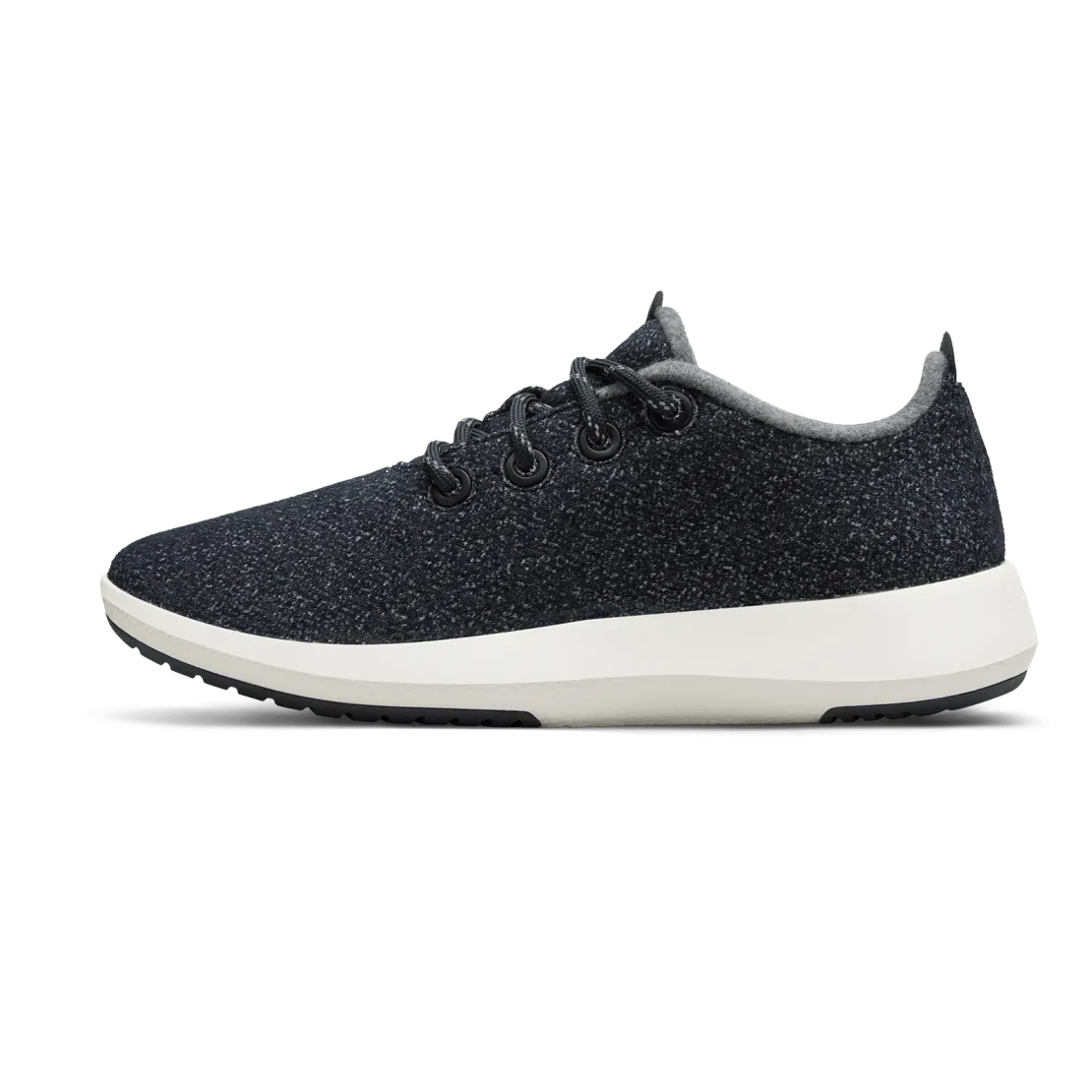 Women's Wool Runner Mizzles - Dark Grey (Natural White Sole)