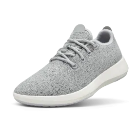 Women's Wool Runner Mizzles - Light Grey (Natural White Sole) - 1