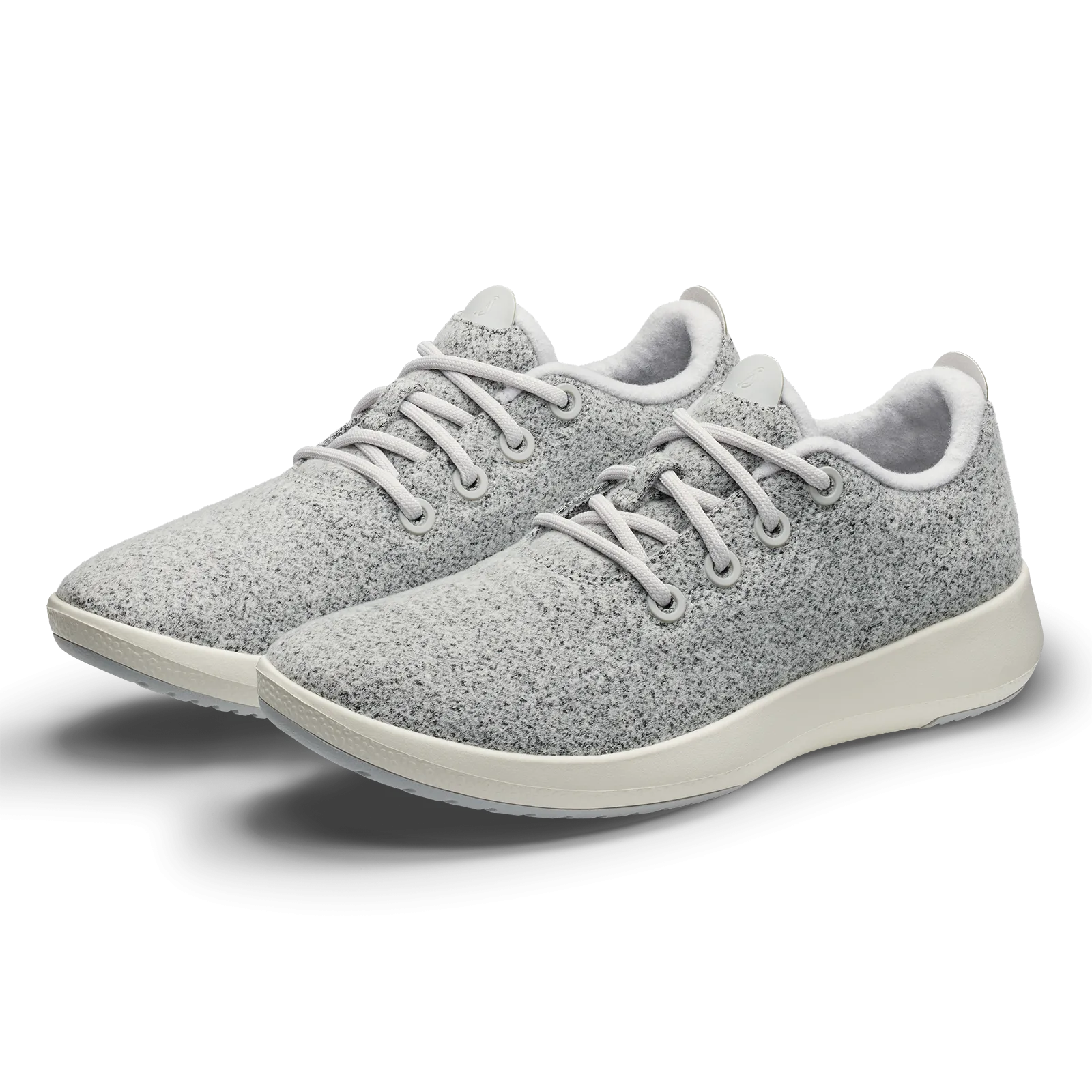 Women's Wool Runner Mizzles - Light Grey (Natural White Sole)