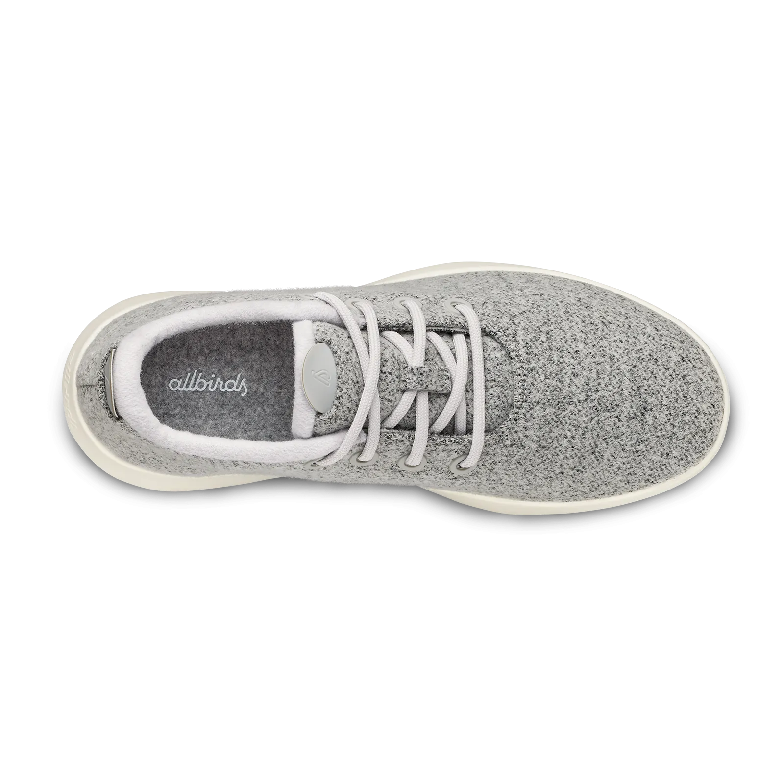 Women's Wool Runner Mizzles - Light Grey (Natural White Sole)