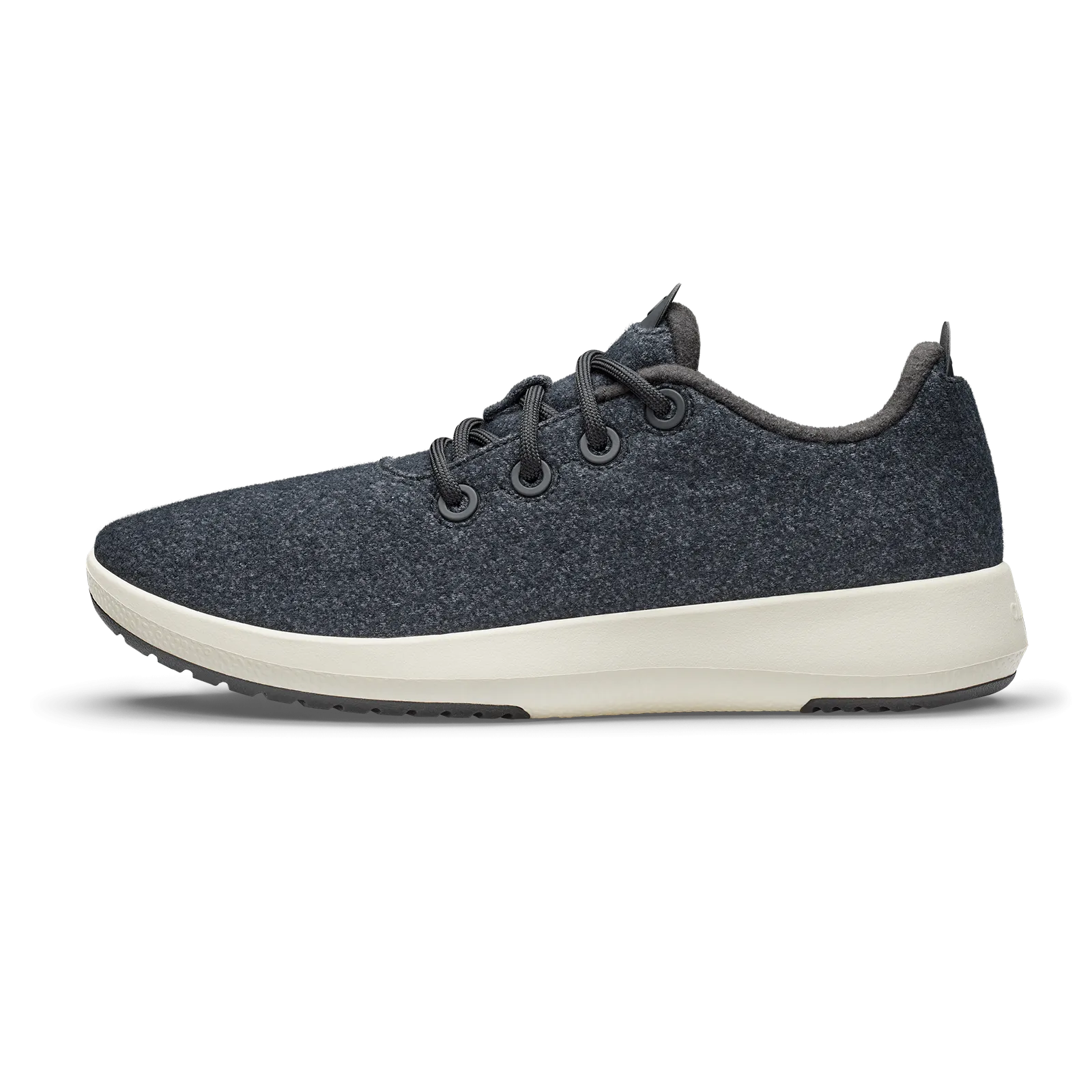 Women's Wool Runner Mizzles - Natural Black (Natural White Sole)