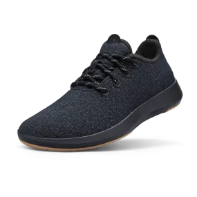 Women's Wool Runner Mizzles - Natural Black (Rugged Khaki Sole)