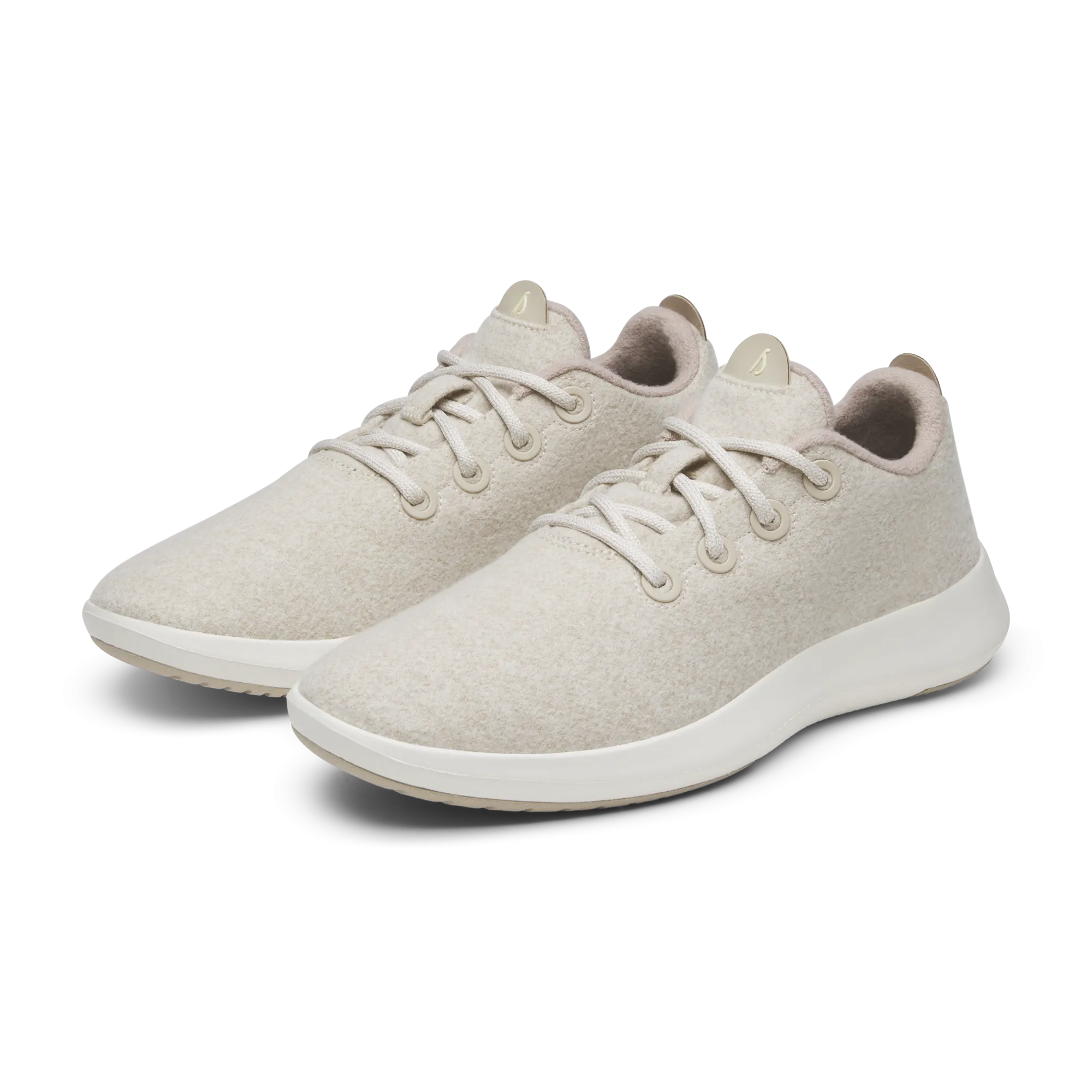 Women's Wool Runner Mizzles - Stony Cream (Natural White Sole)