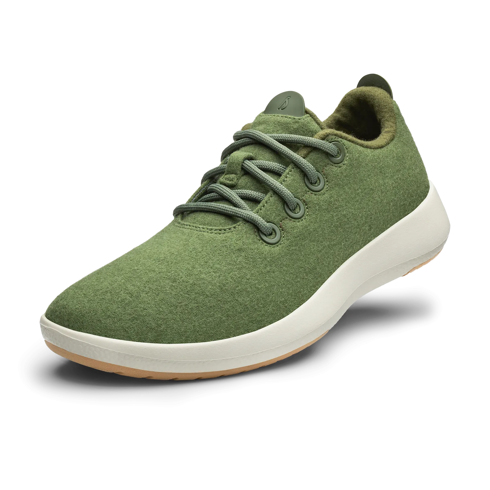 Women's Wool Runner Mizzles - Thunder Green (Natural White Sole)