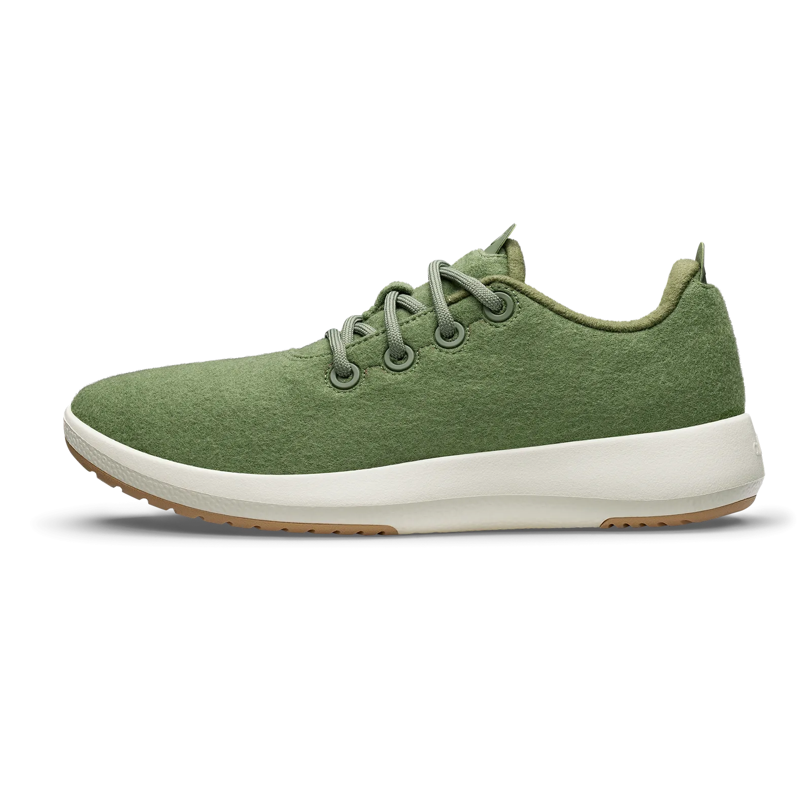 Women's Wool Runner Mizzles - Thunder Green (Natural White Sole)