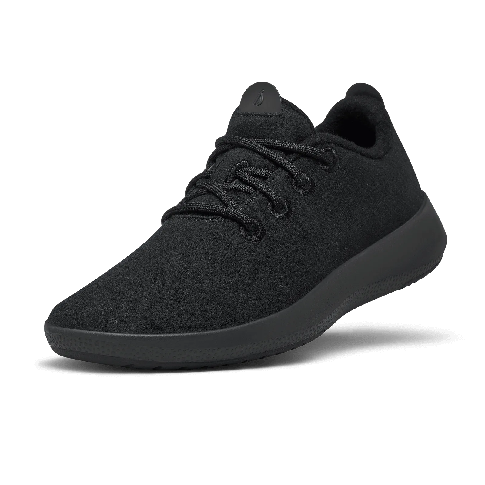 Women's Wool Runner Mizzles - True Black (Black Sole)