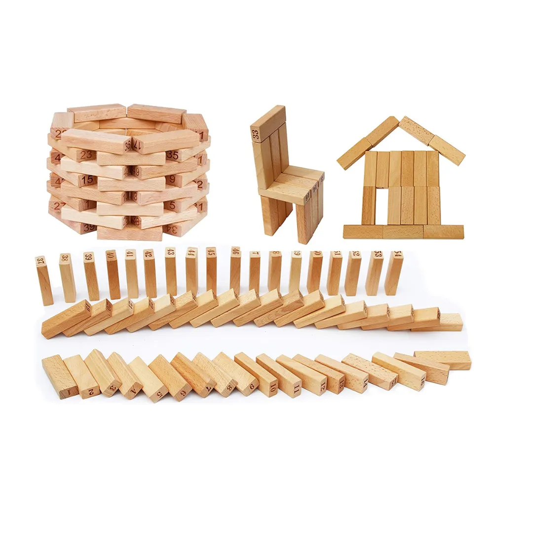 Wooden Wiss Toy (Medium), Balancing and Stacking Toys-54 Pcs